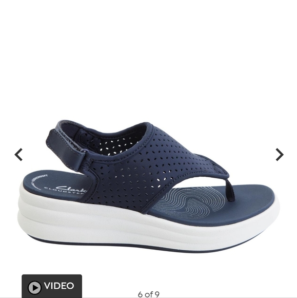 NIB CLARKS SANDALS 9.5 WIDE - Picture 3 of 9